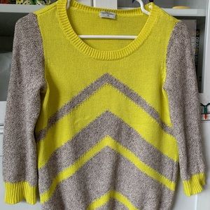 Madewell Wallace color block sweater size S